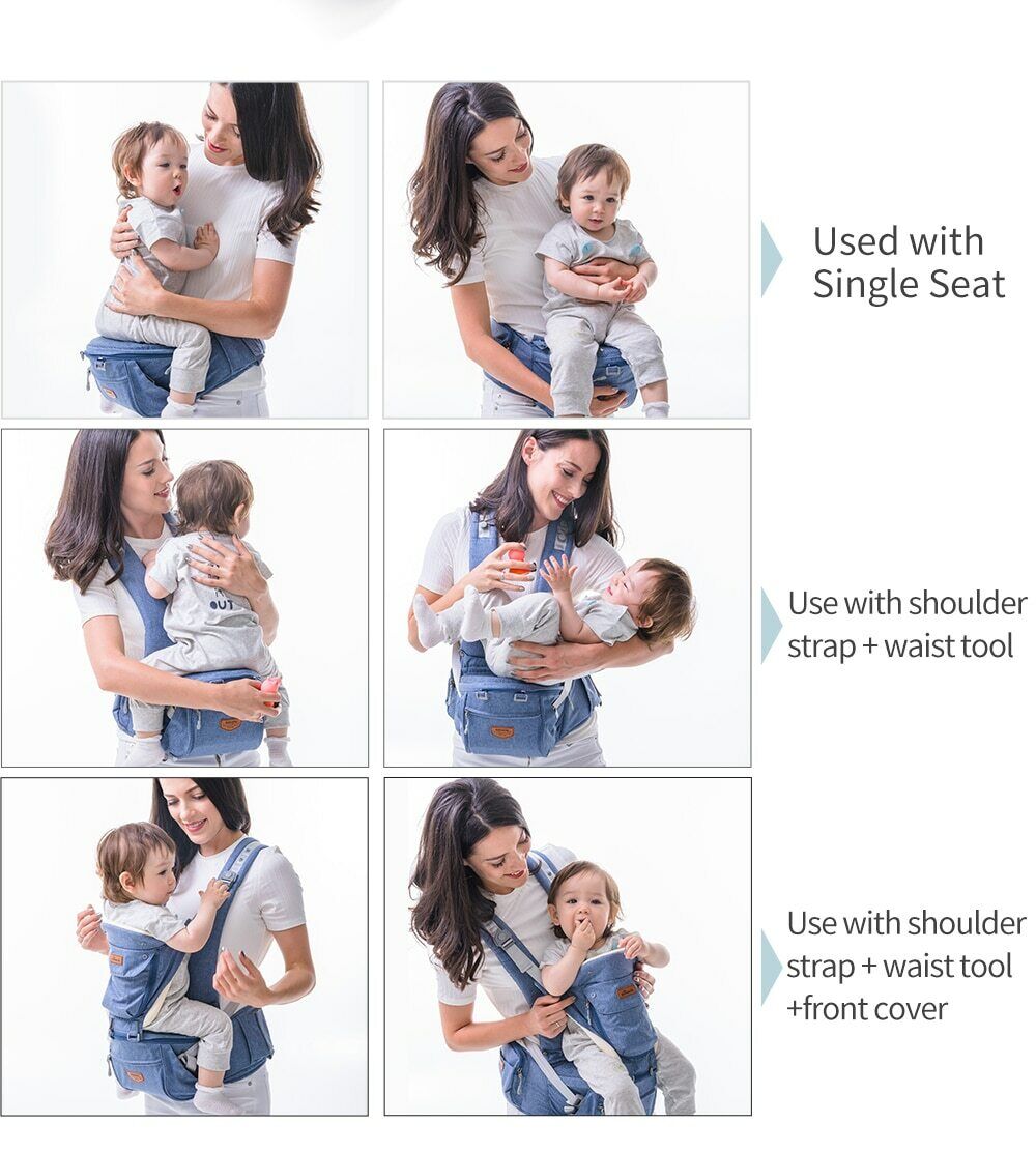 Ergonomic Baby Carrier Baby Kangaroo Child Hip Seat Tool Baby Holder Sling Wrap