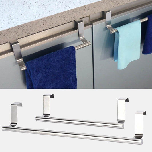 Towel Racks Over Kitchen Cabinet Door Towel Rack Bar Hanging Holder Bathroom