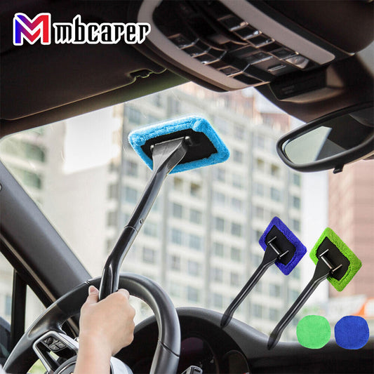 Car Window Cleaner Brush Kit Windshield Cleaning Wash Tool Inside Interior Auto